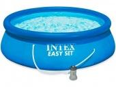 Купить Надувной бассейн Easy Set, 396х84 см + фильтр-насос 220 В, INTEX (от 6 лет) в Минске с Доставкой по РБ